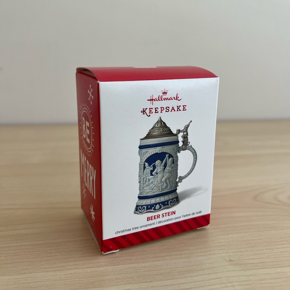 NIB 2014 Hallmark Ornament Beer Stein